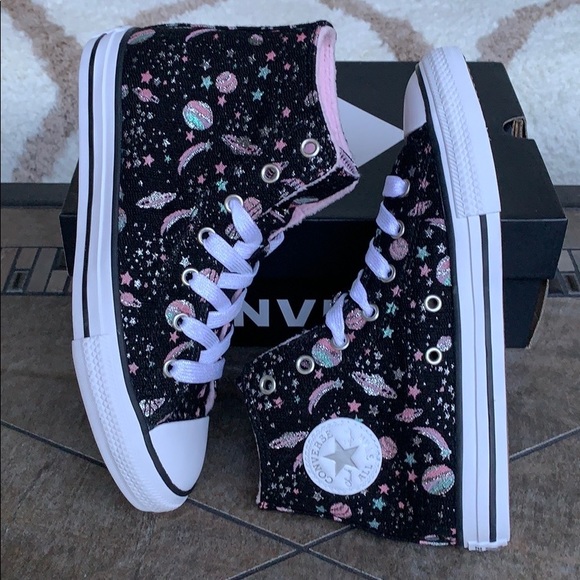 CONVERSE CTAS HI black/white/pure silver WMNS - Picture 13 of 16